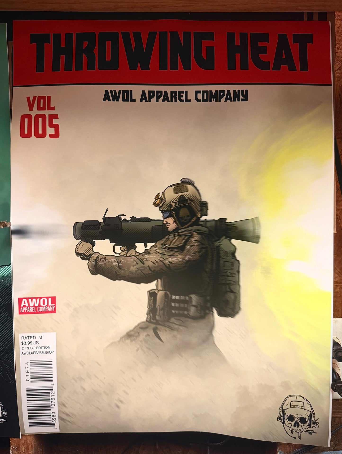 Throwing Heat Poster (Vol 005)